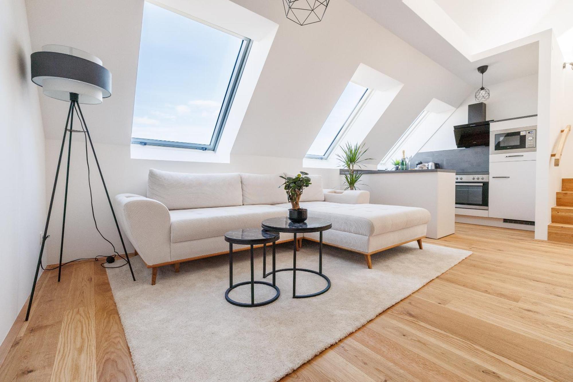 Symphony Apartments 38 - Modern Loft With Terrace And Grill In Central Location Viena Exterior foto