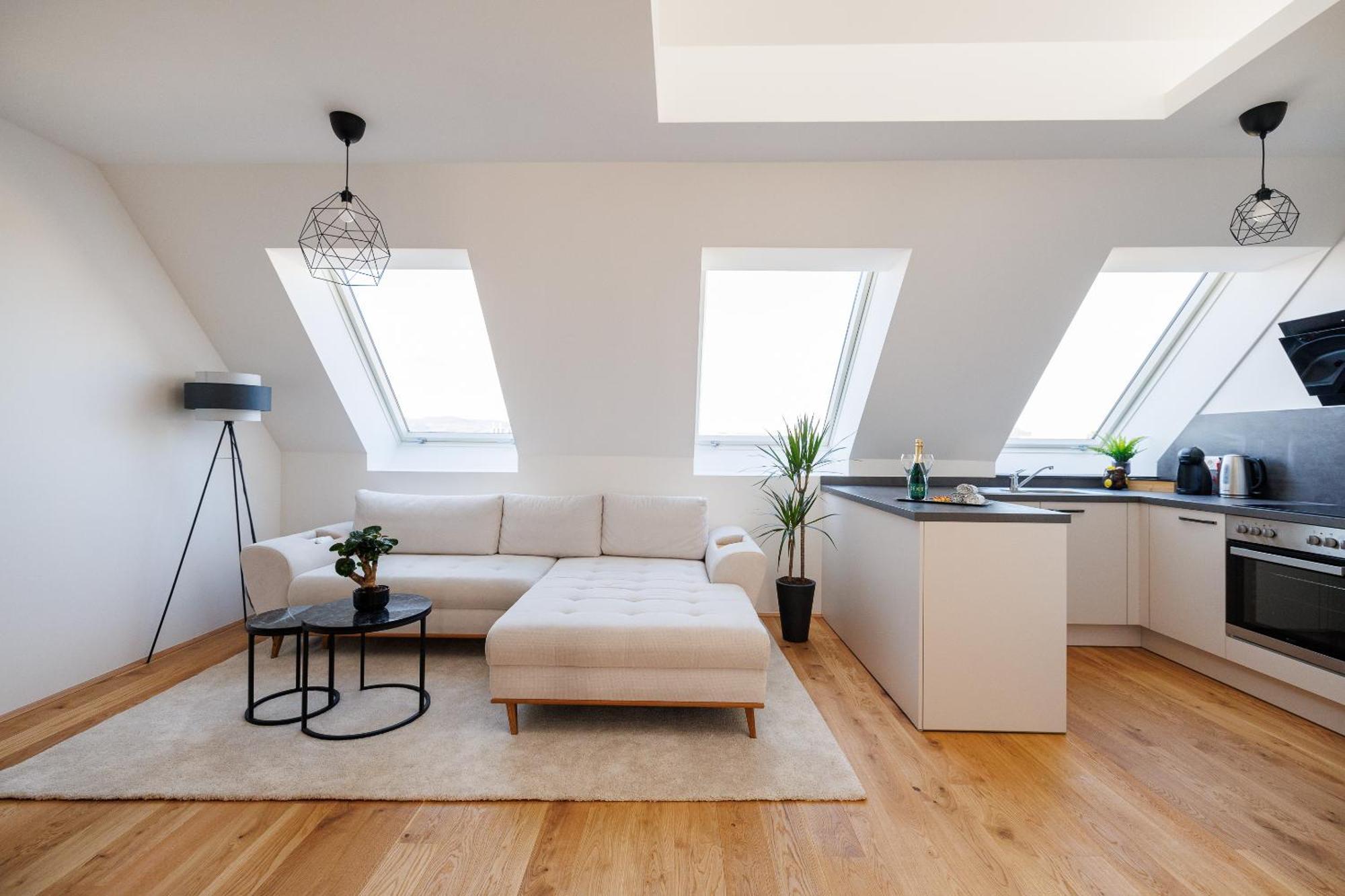 Symphony Apartments 38 - Modern Loft With Terrace And Grill In Central Location Viena Exterior foto